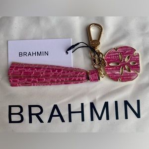 NWT Hibiscus Sand Dollar Brahmin tassel